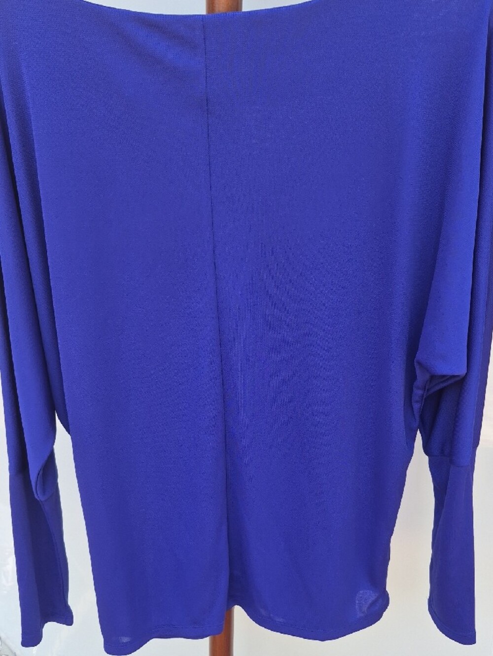Worthington Royal Blue Long Sleeve Boatneck Top - Picture 5 of 6